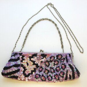 Gorgeous Sequined Max Mayer Evening Bag Clutch